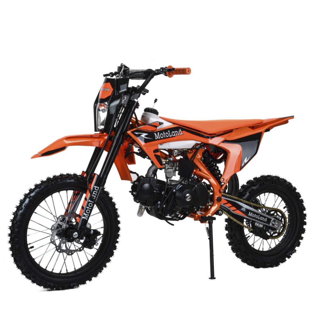Питбайк  Motoland 125 SX 125 E 17/14 оранжевый  Питбайк  Motoland 125 SX 125 E 17/14 оранжевый