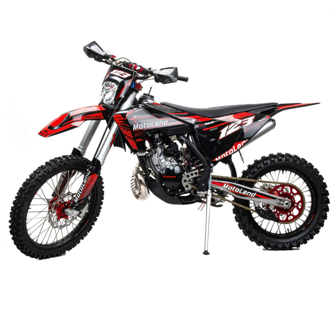 Мотоцикл Кросс Motoland XT 250 ST (1E66MM 2-STROKE) красный РАСПРОДАЖА