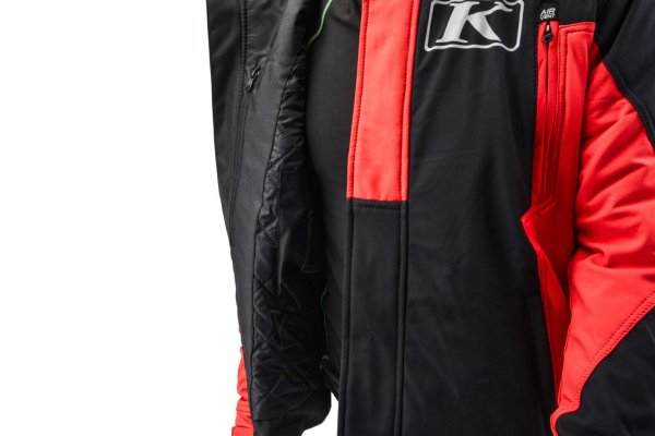 Куртка для снегохода KLIM KOMPOUND #1 black-red (текстиль) (M)